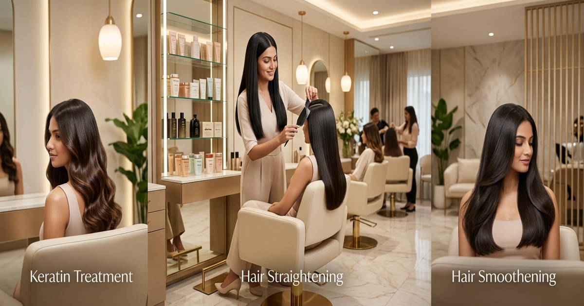 Keratin, Smoothening or Straightening